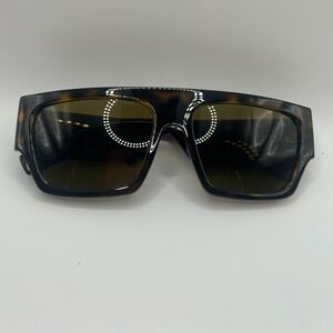 Burberry Sunglasses Tortoiseshell Square‎ Flat Top Made in Italy CE Marked